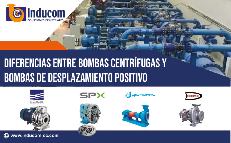 Diferencias entre bombas centrifugas y bombas de desplazamiento positivo