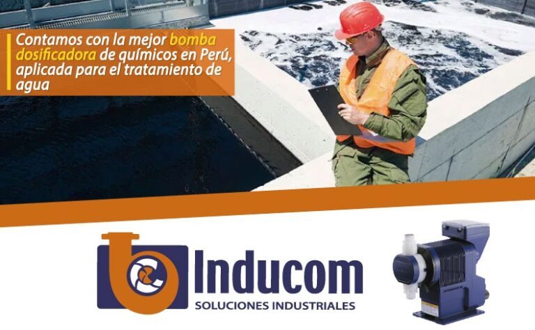 Contamos con la mejor bomba dosificadora de químicos en Perú, aplicada para el tratamiento de agua