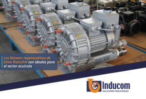 Los blowers regenerativos de Elmo Rietschle son ideales para el sector acuícola