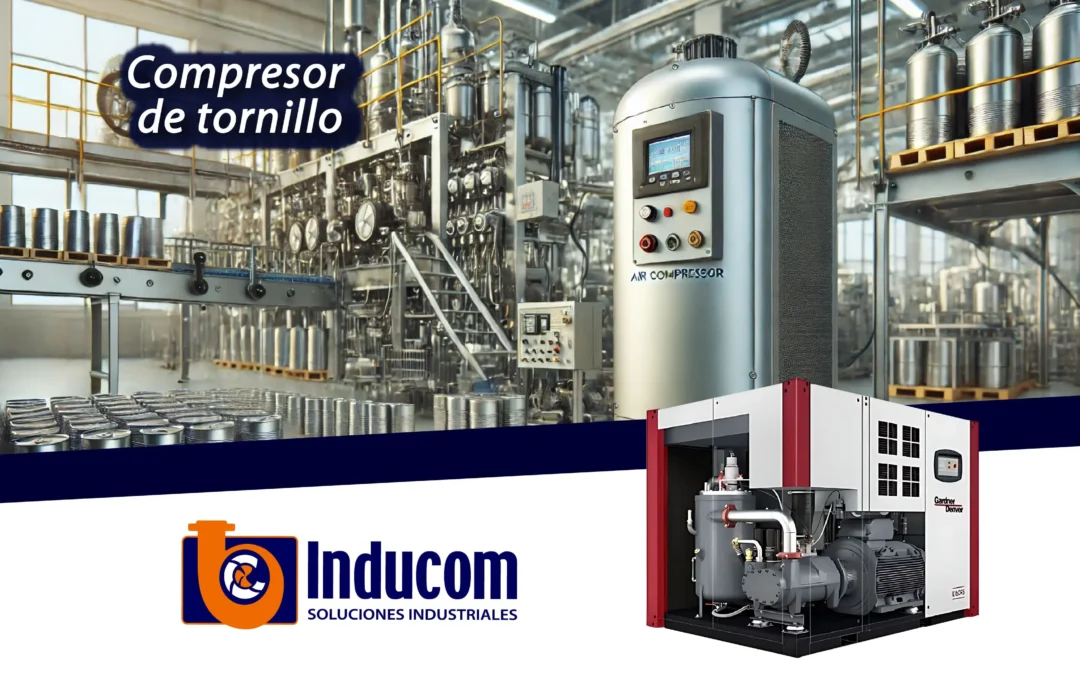 Compresores de tornillo en la industria de enlatados