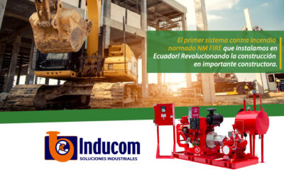 ¡El primer sistema contra incendio normado NM FIRE que instalamos en Ecuador! Revolucionando la construcción en importante constructora.