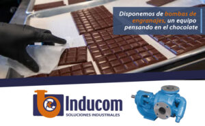 Disponemos de bombas de engranajes, un equipo pensando en el chocolate