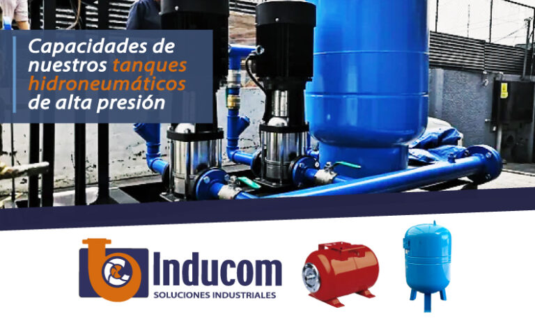 Capacidades de tanques hidroneumáticos alta presión