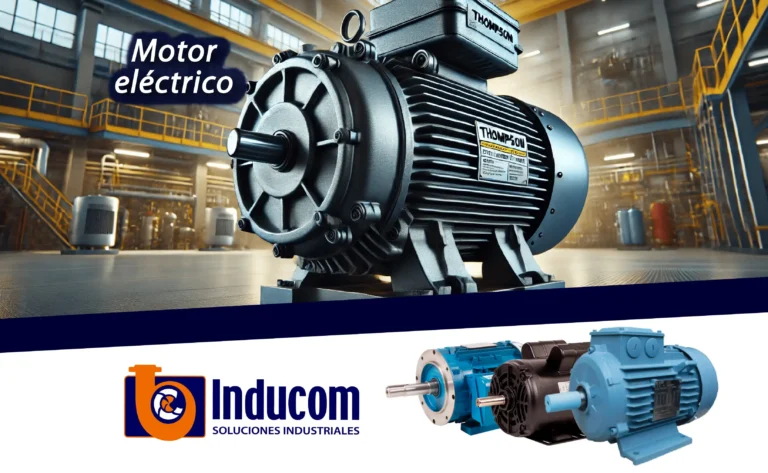 Con motor eléctrico de frenos y reductor lineal se transmite potencia a una banda transportadora de balanceados
