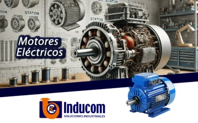 Componentes de motores eléctricos industriales