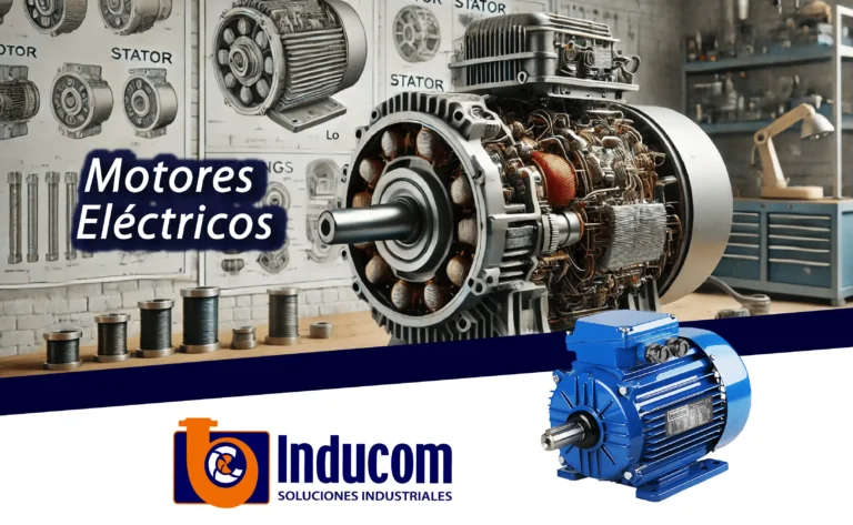 Componentes de motores eléctricos industriales