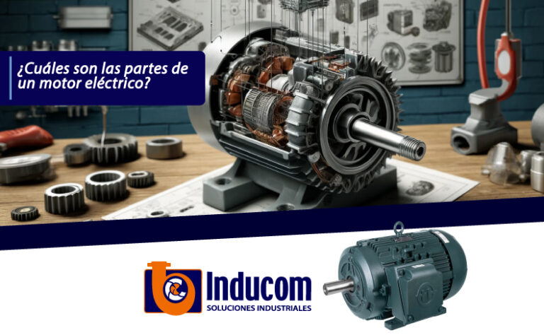 ¿Cuáles son las partes de un motor eléctrico?