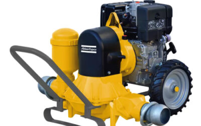 Bomba de Diafragma con motor diesel